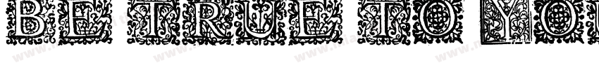Be True To Your Scho字体转换